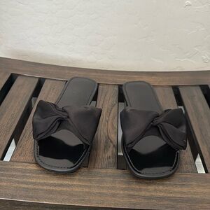 Kate Spade Black Bow Sandals